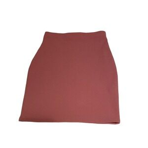 Pretty Little Thing Women's Size 4 Pink Mini Suit Skirt Body Contouring Stretch‎